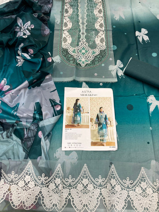 ASIFA NABEEL EMB LAWN 3PC