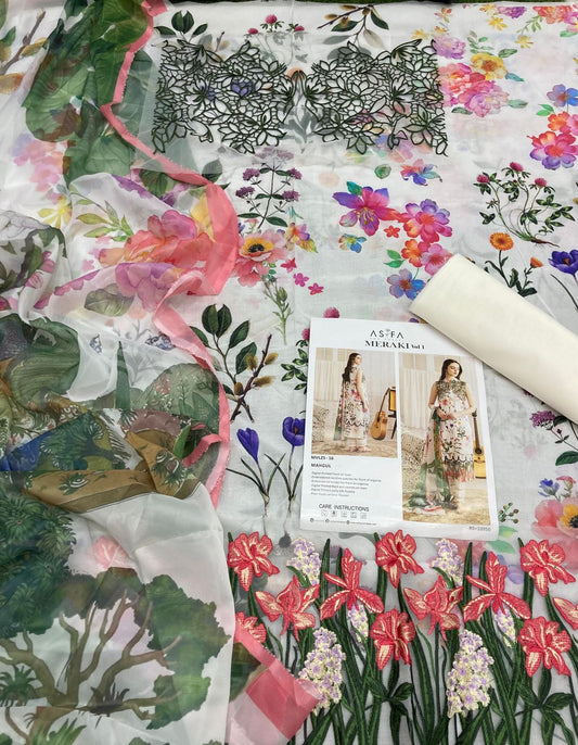 ASIFA NABEEL EMB LAWN 3PC