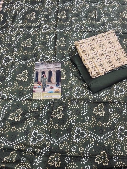 Laaj Lawn 3-Piece Vol-103 - Luxury Printed Collection