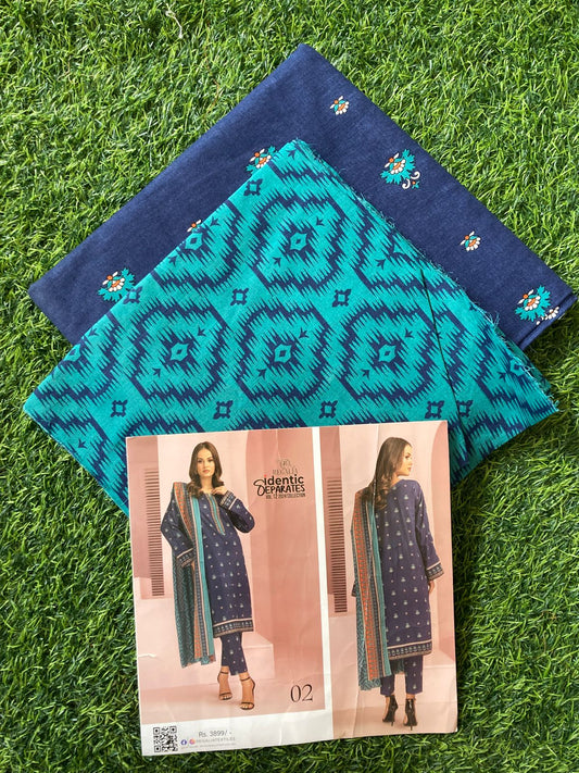 MIX BRAND Regalia Lawn 3pc - 66 Designs VIP Lawn