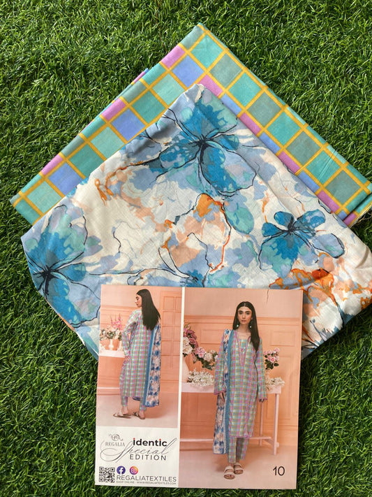 MIX BRAND Regalia Lawn 3pc - 66 Designs VIP Lawn