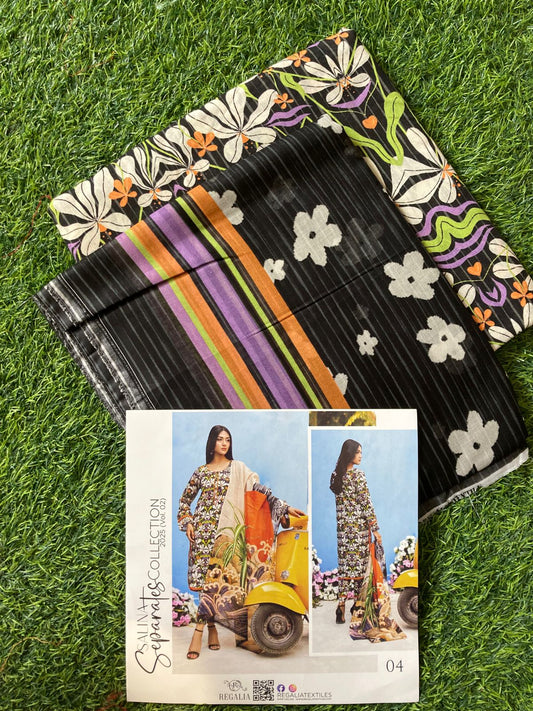 MIX BRAND Regalia Lawn 3pc - 66 Designs VIP Lawn