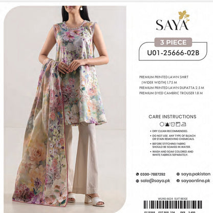 SAYA LAWN 3PC