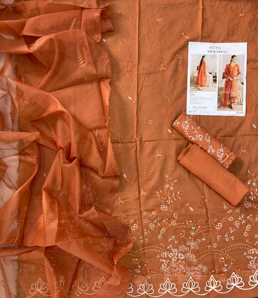 SIFA NABEEL Embroidered Lawn 3 Piece Collection