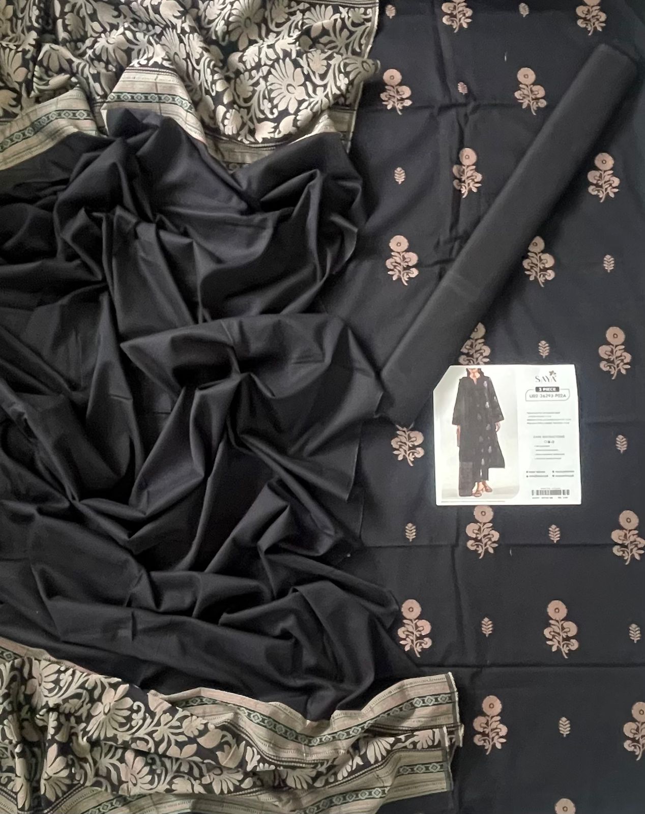 SAYA Cotton Jacquard 3PC - 13 Designs