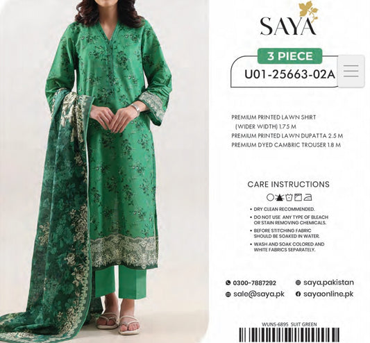 SAYA LAWN 3PC